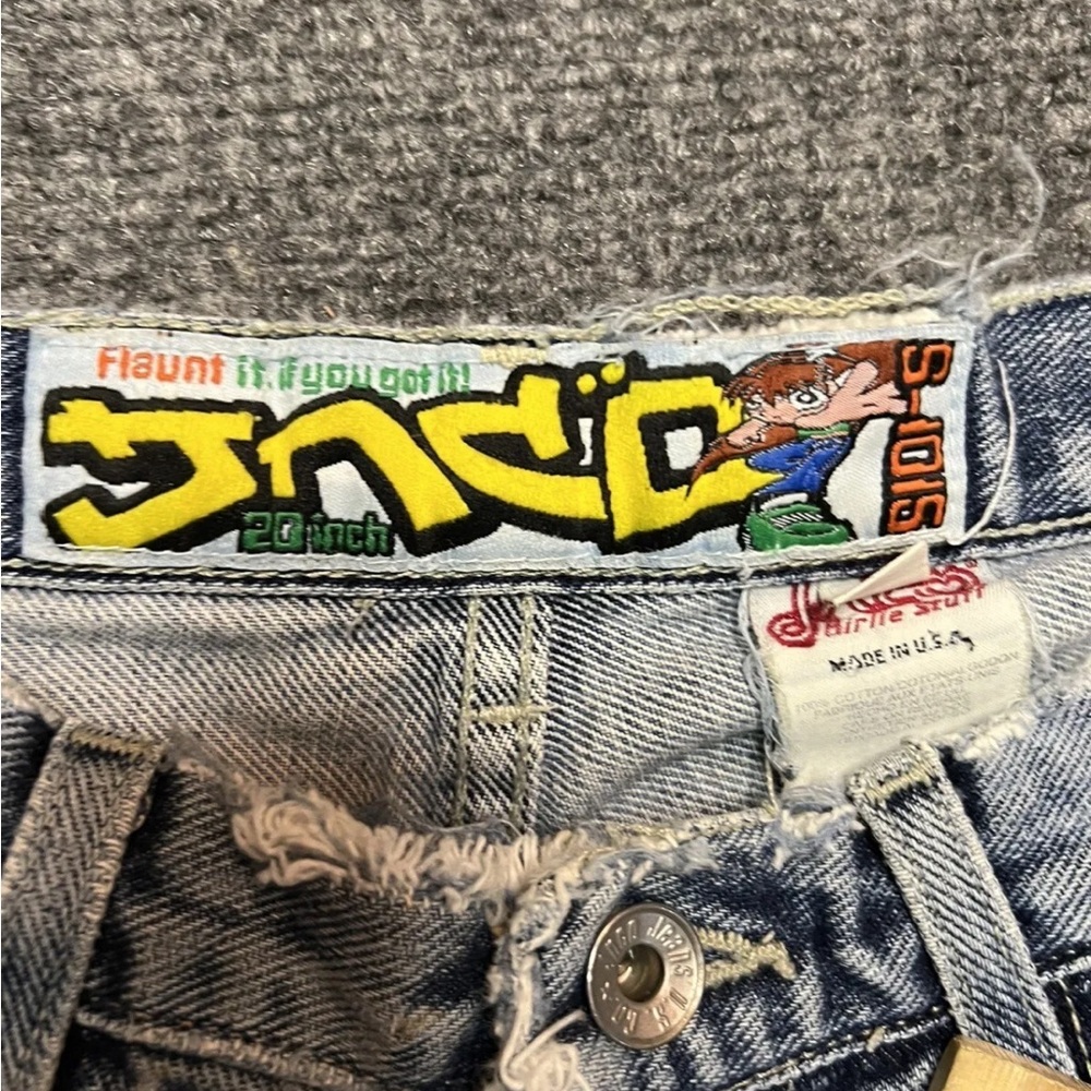 jnco jeans Size 5 Flaunt Fit Trashed Distressed Skater Punk Grunge READ  USA - Picture 8 of 10